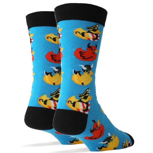NWT "Rub a Dub" Pirate, Devil & Viking Rubber Duck Socks - Picture 4 of 5